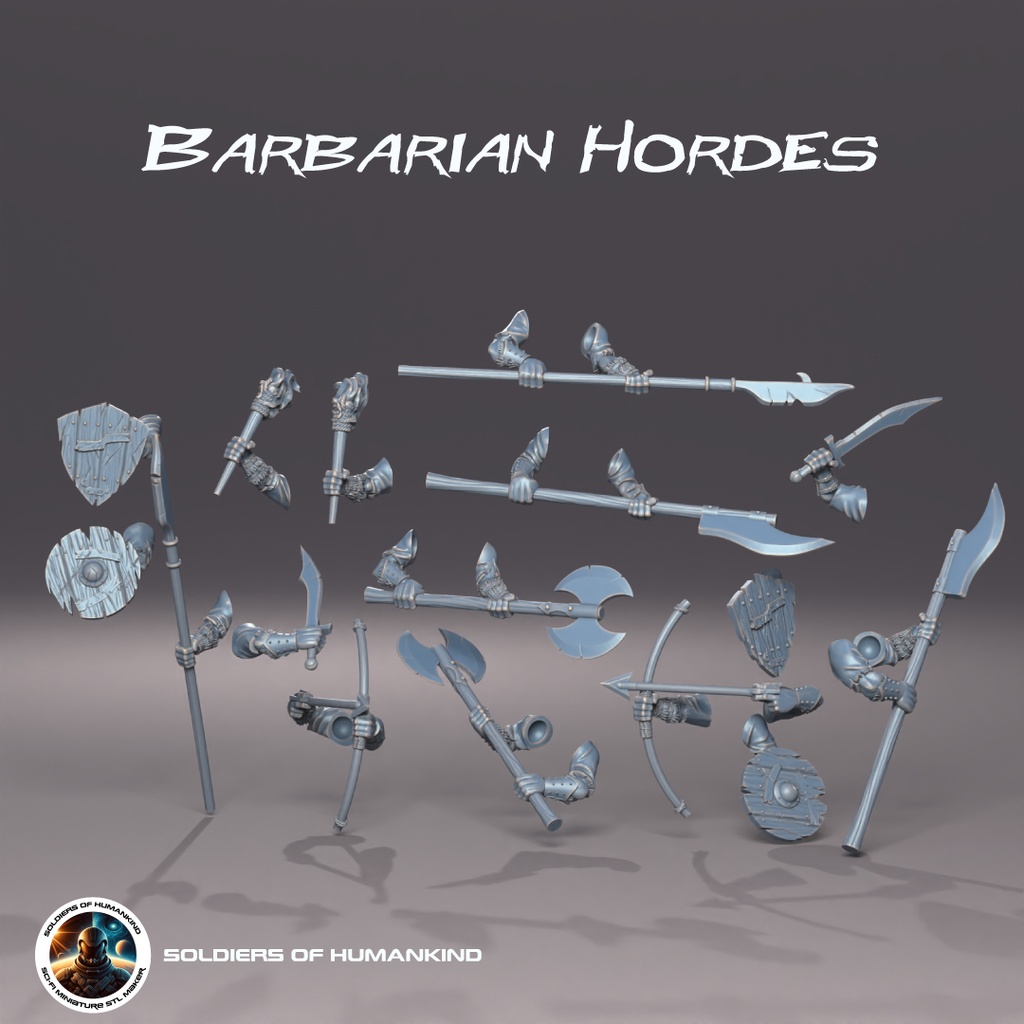 Barbarian Hordes Warriors