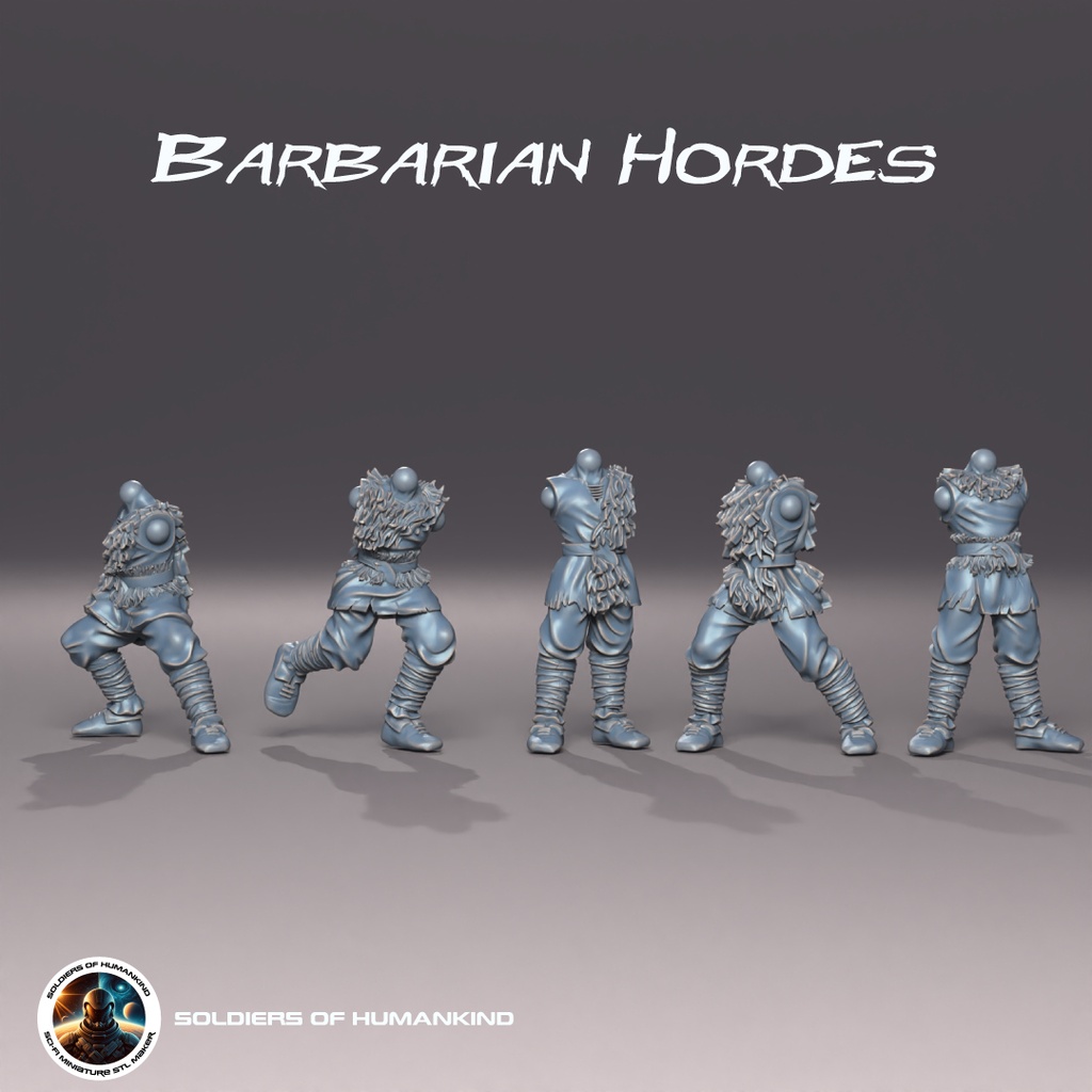 Barbarian Hordes Warriors