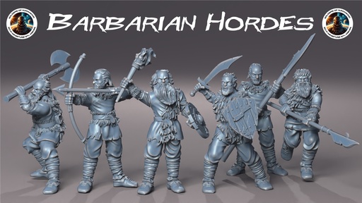 Barbarian Hordes Warriors